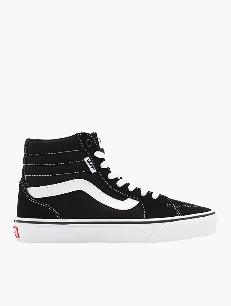 Black vans high tops top mens